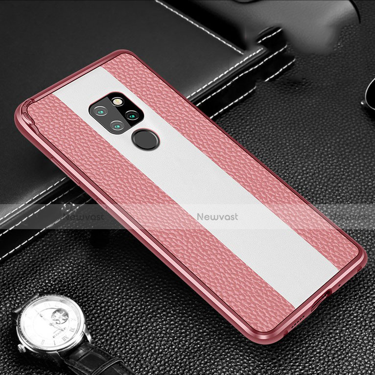 Luxury Aluminum Metal Cover Case T05 for Huawei Mate 20 Pink