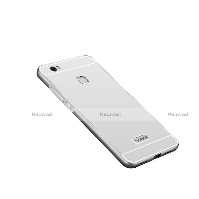 Luxury Aluminum Metal Cover for Huawei Honor Note 8 Silver