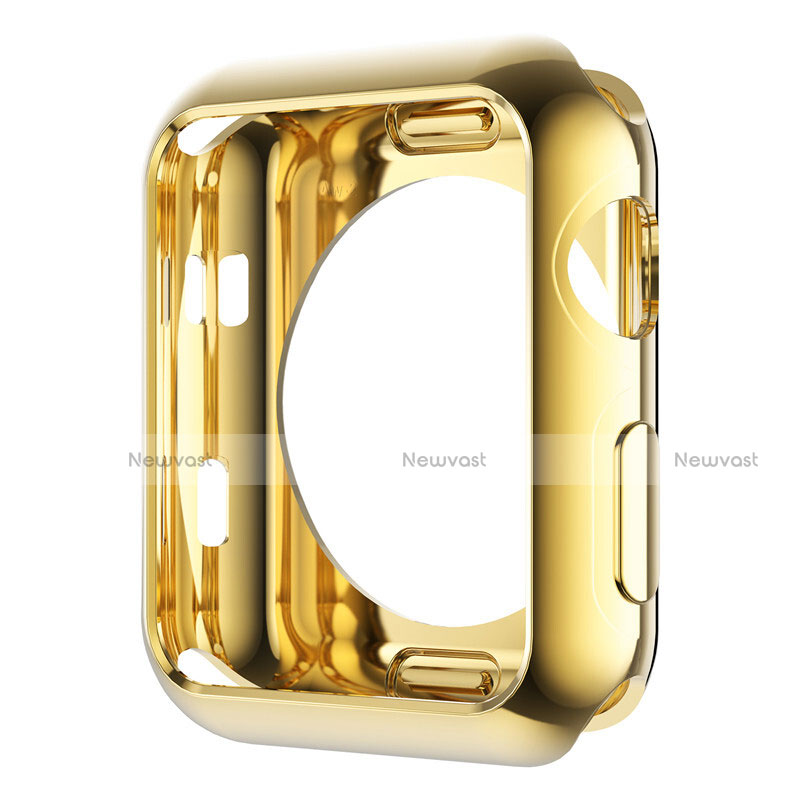 Luxury Aluminum Metal Frame Case A01 for Apple iWatch 3 42mm Gold