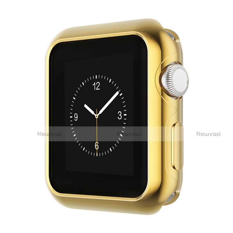 Luxury Aluminum Metal Frame Case A01 for Apple iWatch 38mm Gold