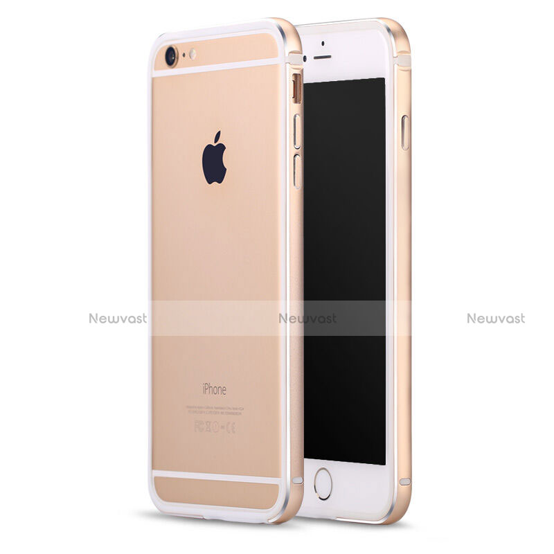 Luxury Aluminum Metal Frame Case for Apple iPhone 6 Gold