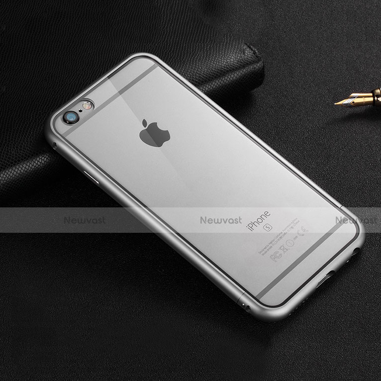 Luxury Aluminum Metal Frame Case for Apple iPhone 6S Gray