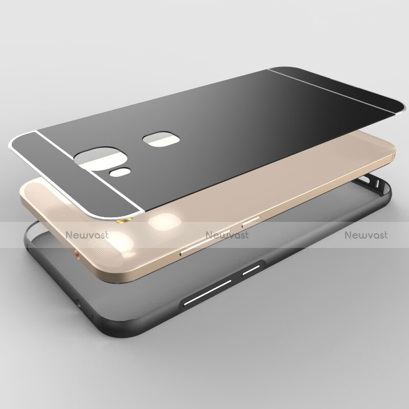 Luxury Aluminum Metal Frame Case for Huawei G7 Plus Black