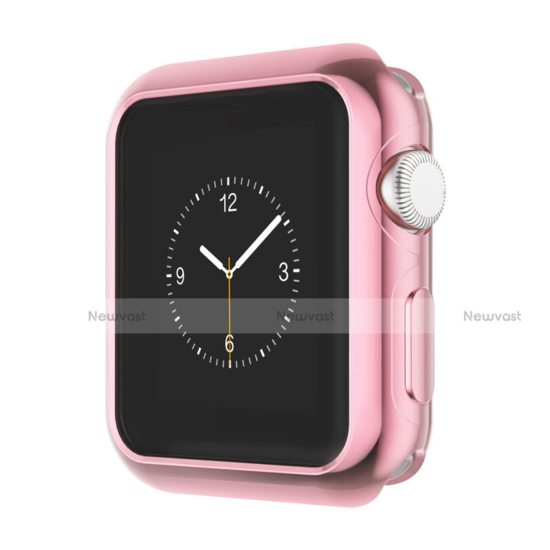 Luxury Aluminum Metal Frame Cover A01 for Apple iWatch 2 38mm Pink