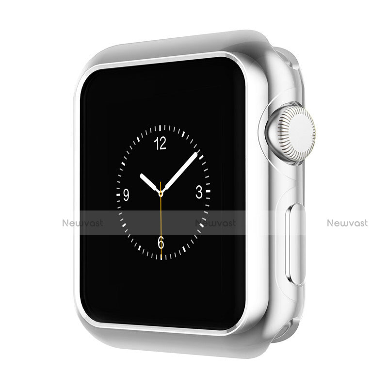 Luxury Aluminum Metal Frame Cover A01 for Apple iWatch 3 38mm Silver