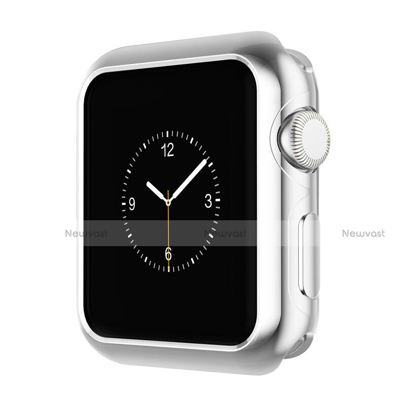 Luxury Aluminum Metal Frame Cover A01 for Apple iWatch 42mm Silver