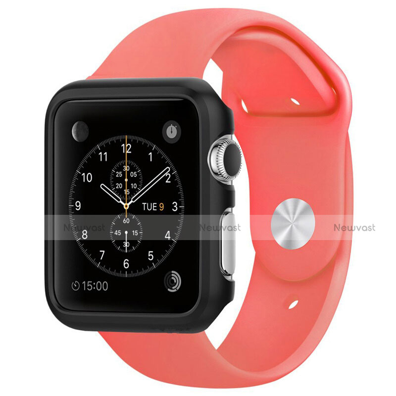 Luxury Aluminum Metal Frame Cover C01 for Apple iWatch 38mm Black