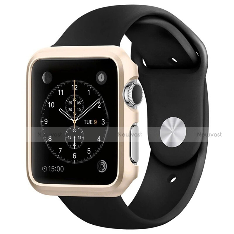 Luxury Aluminum Metal Frame Cover C01 for Apple iWatch 38mm Gold