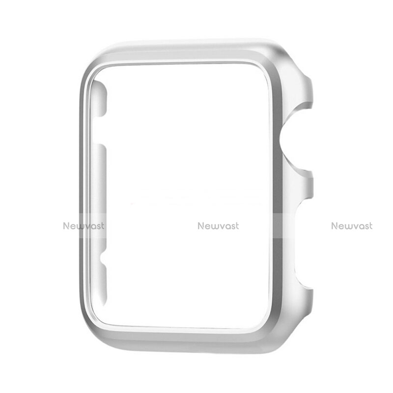 Luxury Aluminum Metal Frame Cover C01 for Apple iWatch 38mm Silver