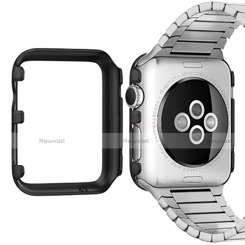 Luxury Aluminum Metal Frame Cover C01 for Apple iWatch 42mm Black