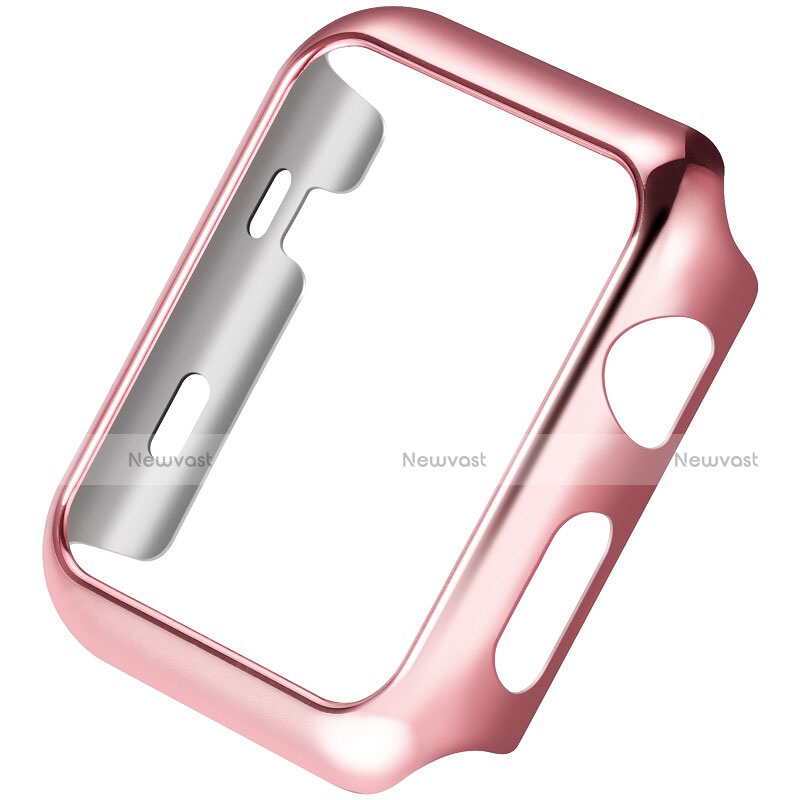 Luxury Aluminum Metal Frame Cover C03 for Apple iWatch 2 42mm Pink