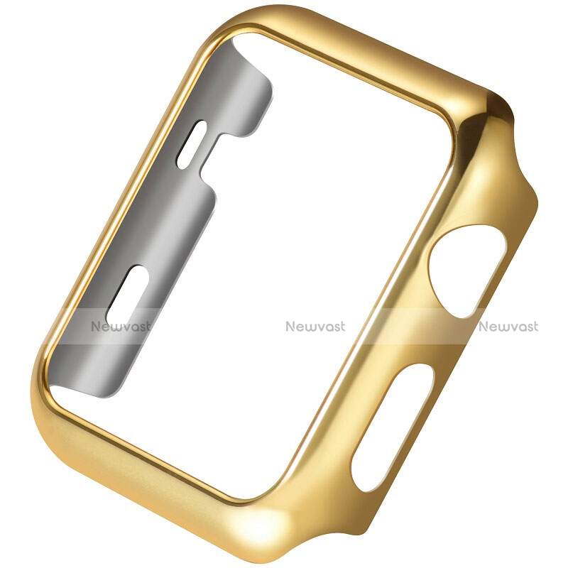 Luxury Aluminum Metal Frame Cover C03 for Apple iWatch 3 38mm Gold