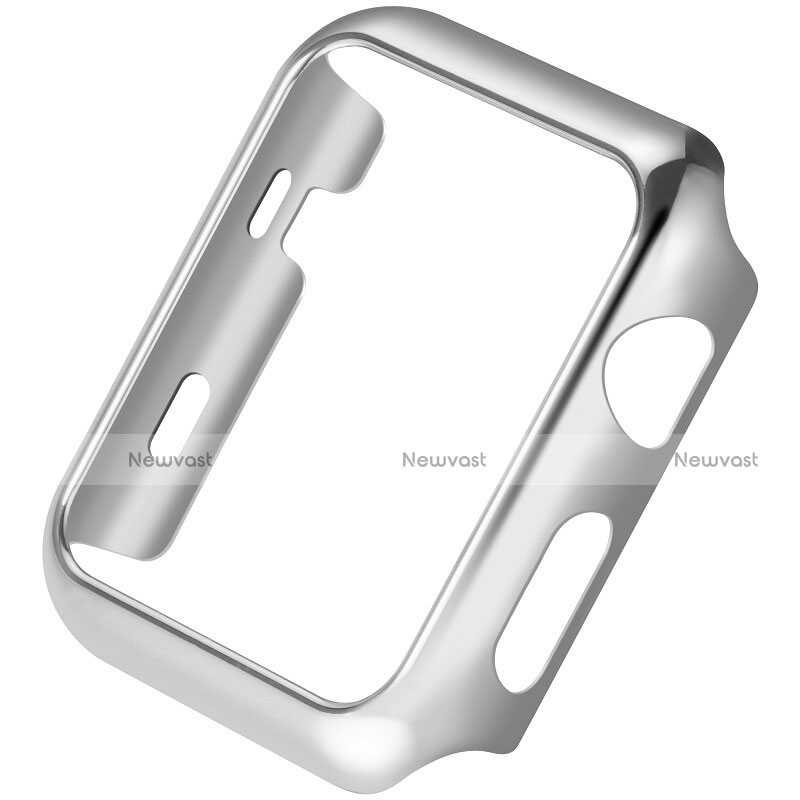 Luxury Aluminum Metal Frame Cover C03 for Apple iWatch 3 38mm Silver