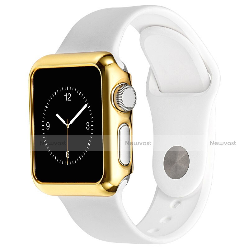 Luxury Aluminum Metal Frame Cover C03 for Apple iWatch 3 42mm Gold