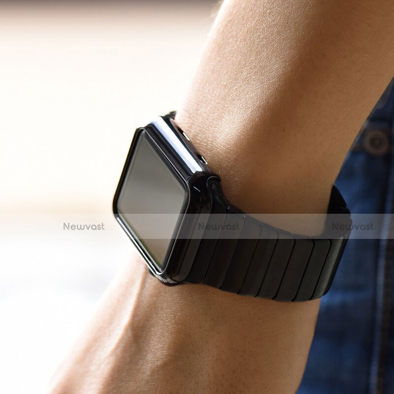 Luxury Aluminum Metal Frame Cover C03 for Apple iWatch 38mm Black