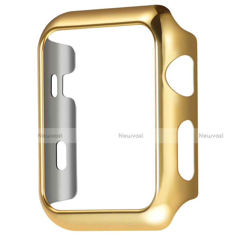 Luxury Aluminum Metal Frame Cover C03 for Apple iWatch 38mm Gold