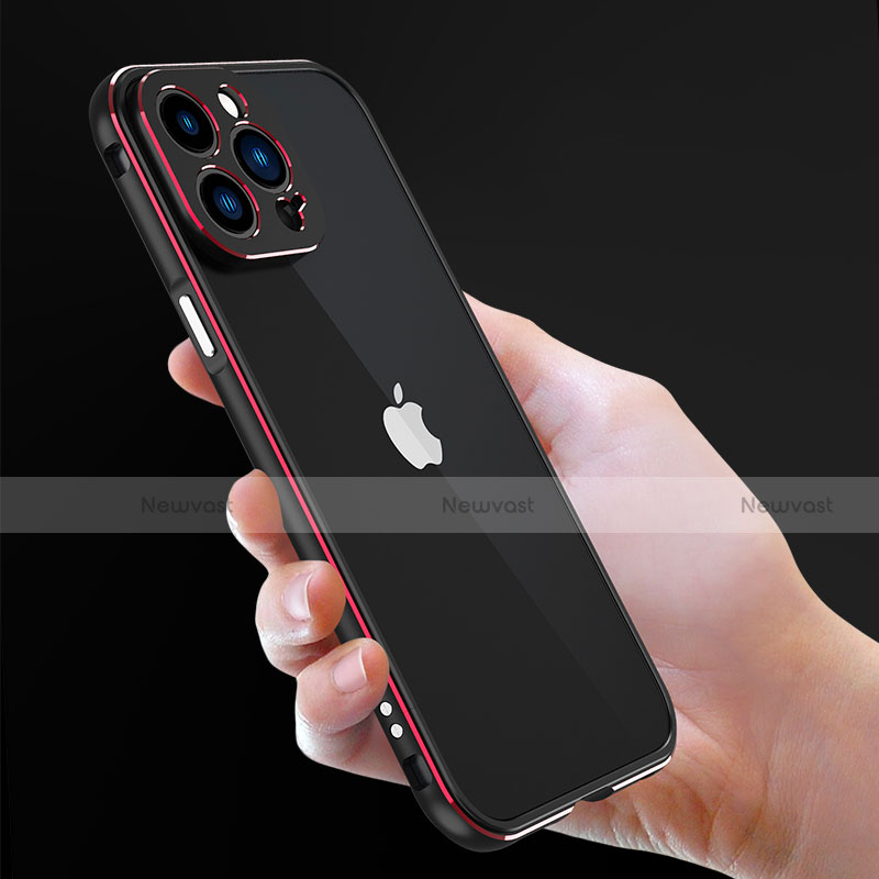Luxury Aluminum Metal Frame Cover Case A01 for Apple iPhone 14 Pro Max