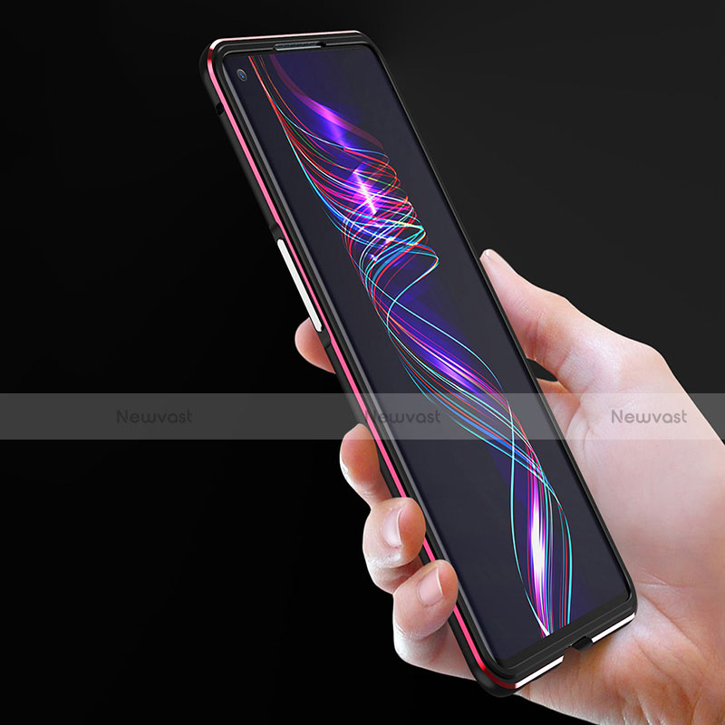 Luxury Aluminum Metal Frame Cover Case A01 for Oppo Find X2 Neo