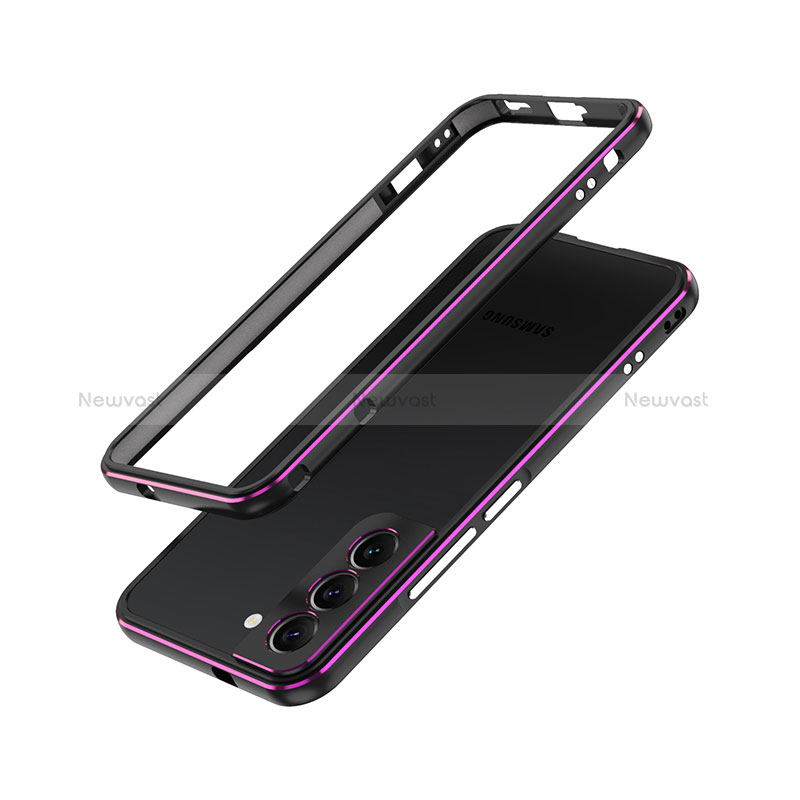 Luxury Aluminum Metal Frame Cover Case A01 for Samsung Galaxy S22 Plus 5G