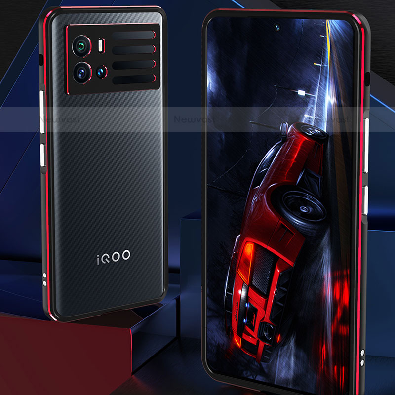 Luxury Aluminum Metal Frame Cover Case A01 for Vivo iQOO 9 5G