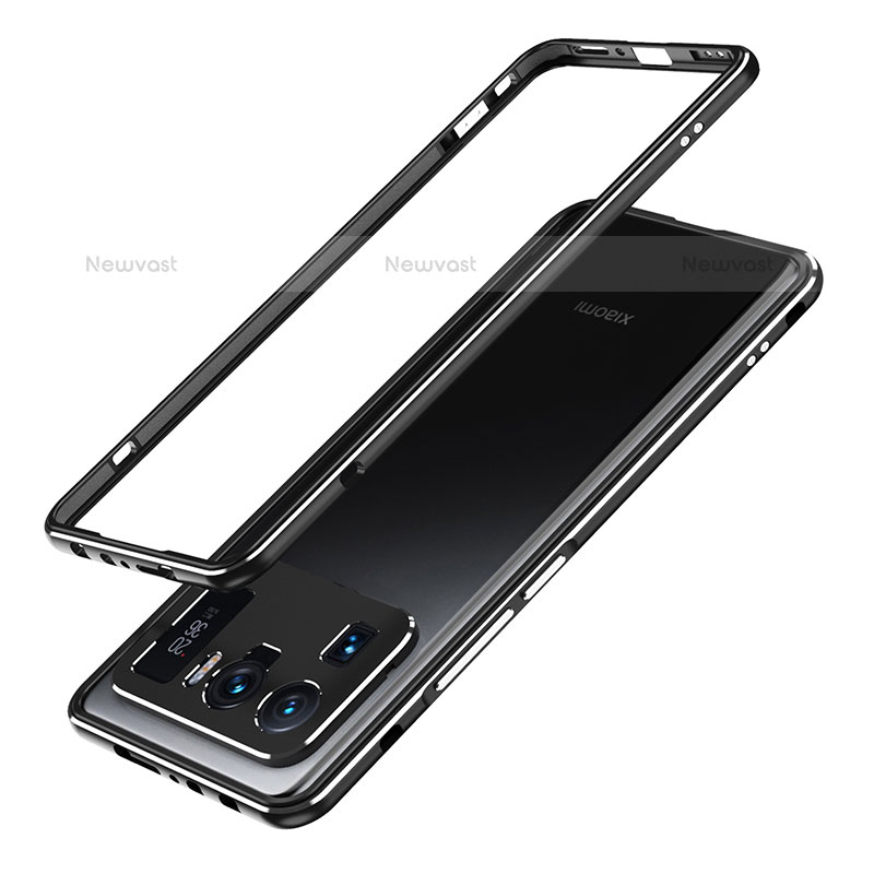 Luxury Aluminum Metal Frame Cover Case A01 for Xiaomi Mi 11 Ultra 5G Black