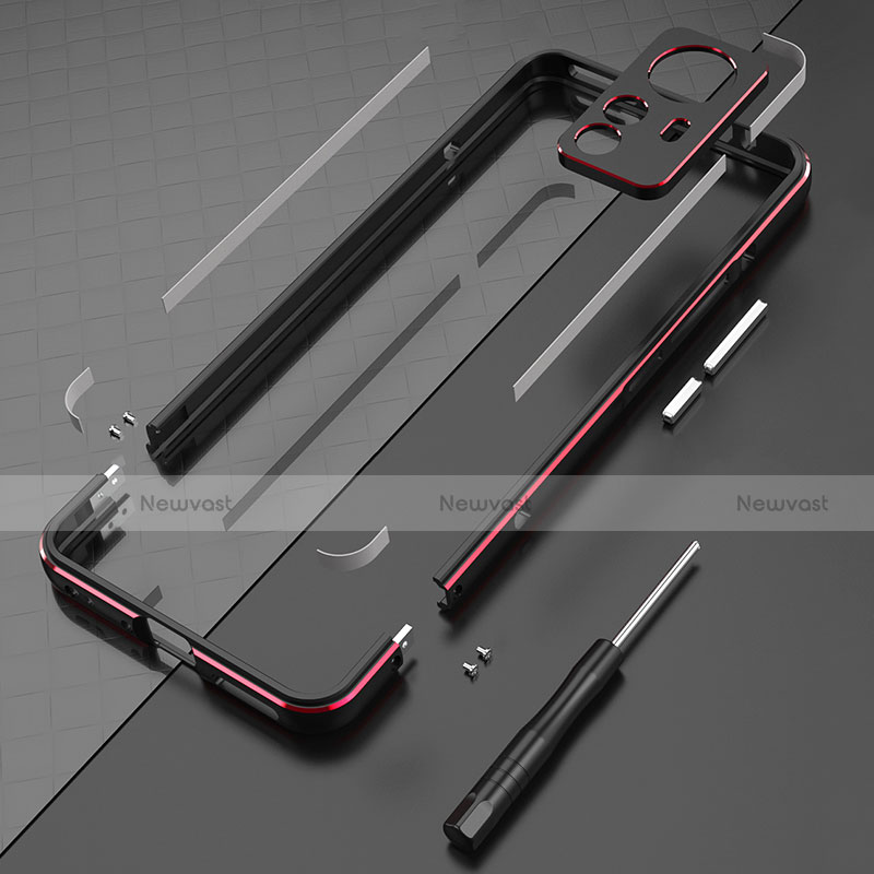 Luxury Aluminum Metal Frame Cover Case A01 for Xiaomi Mi 12 5G
