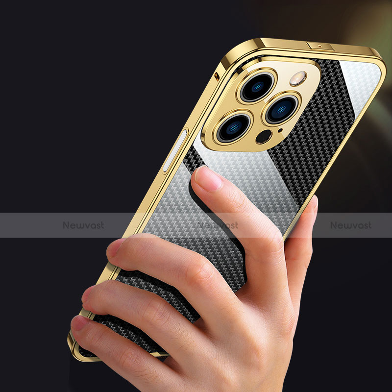 Luxury Aluminum Metal Frame Cover Case A02 for Apple iPhone 13 Pro