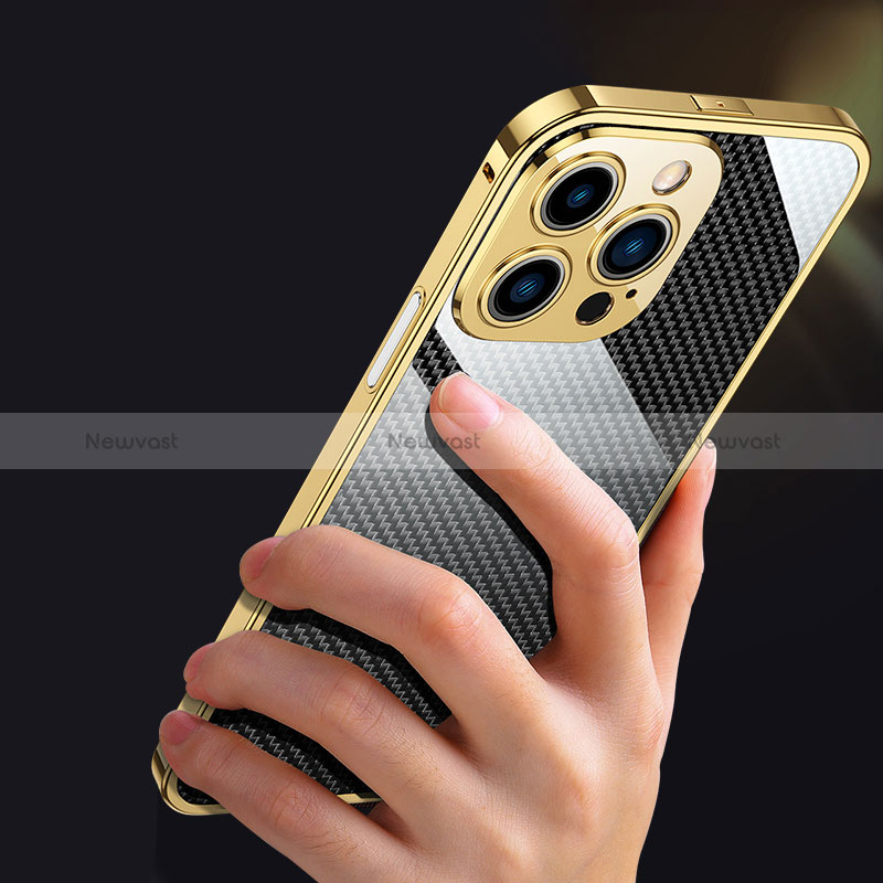 Luxury Aluminum Metal Frame Cover Case A02 for Apple iPhone 14 Pro