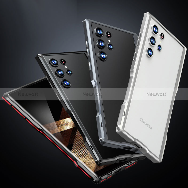 Luxury Aluminum Metal Frame Cover Case A02 for Samsung Galaxy S24 Ultra 5G
