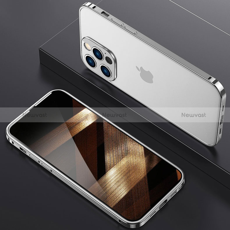 Luxury Aluminum Metal Frame Cover Case A03 for Apple iPhone 14 Pro Max