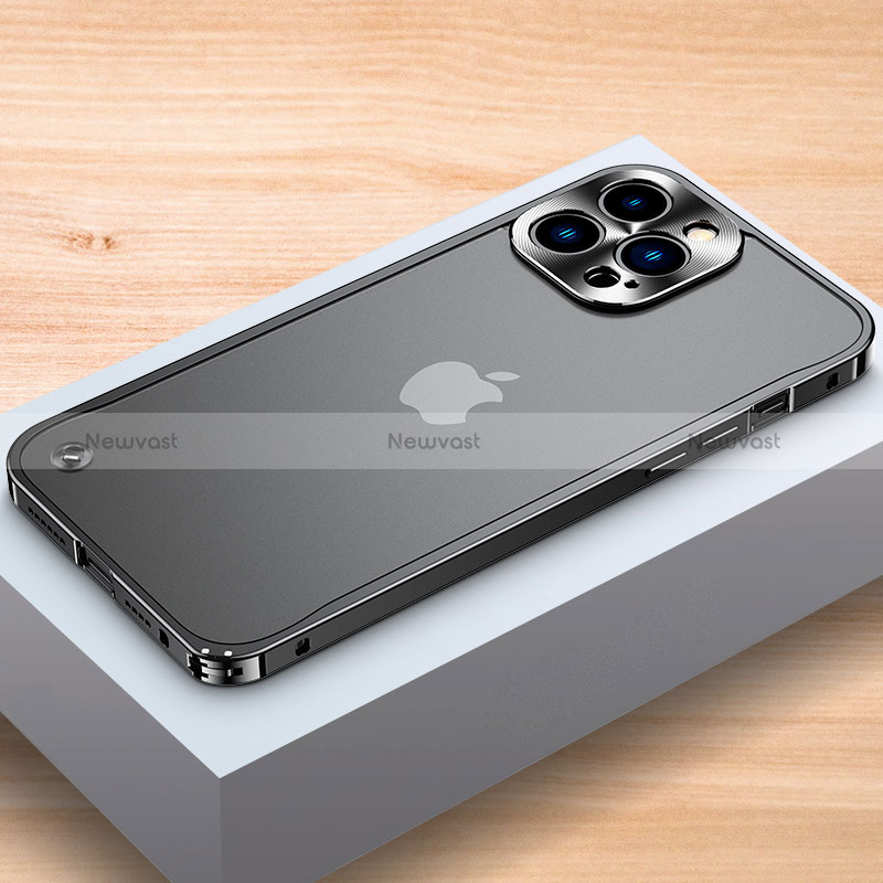 Luxury Aluminum Metal Frame Cover Case A04 for Apple iPhone 15 Pro