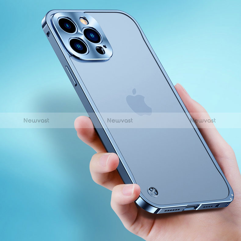 Luxury Aluminum Metal Frame Cover Case A04 for Apple iPhone 15 Pro