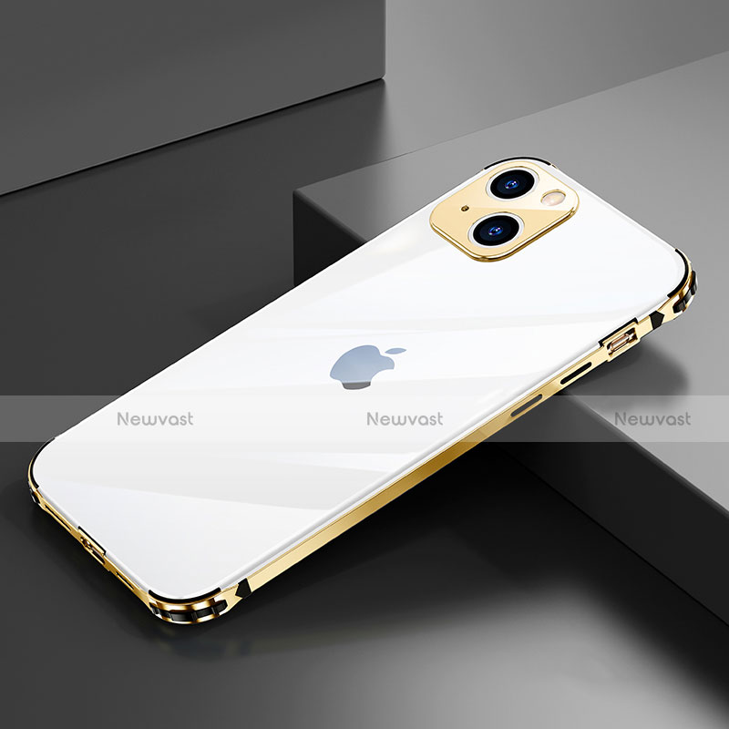 Luxury Aluminum Metal Frame Cover Case A06 for Apple iPhone 13 Mini