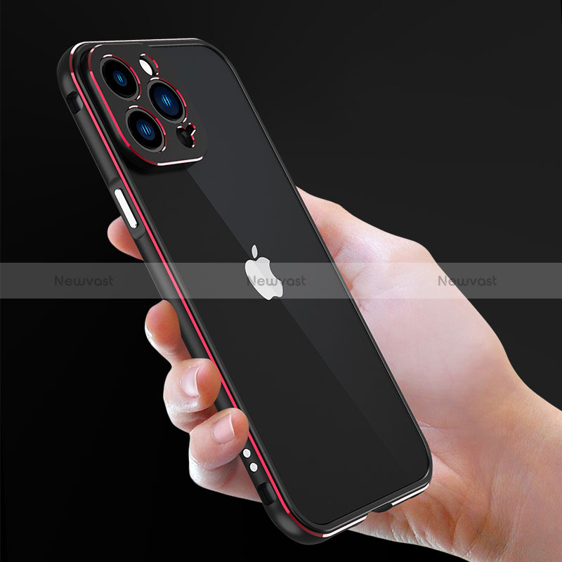 Luxury Aluminum Metal Frame Cover Case for Apple iPhone 14 Pro