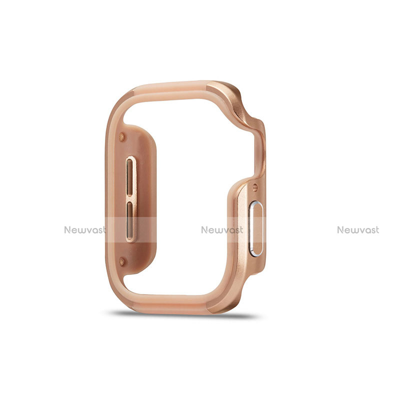 Luxury Aluminum Metal Frame Cover Case for Apple iWatch 5 40mm Gold