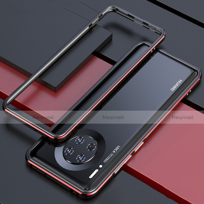 Luxury Aluminum Metal Frame Cover Case for Huawei Mate 30 Red