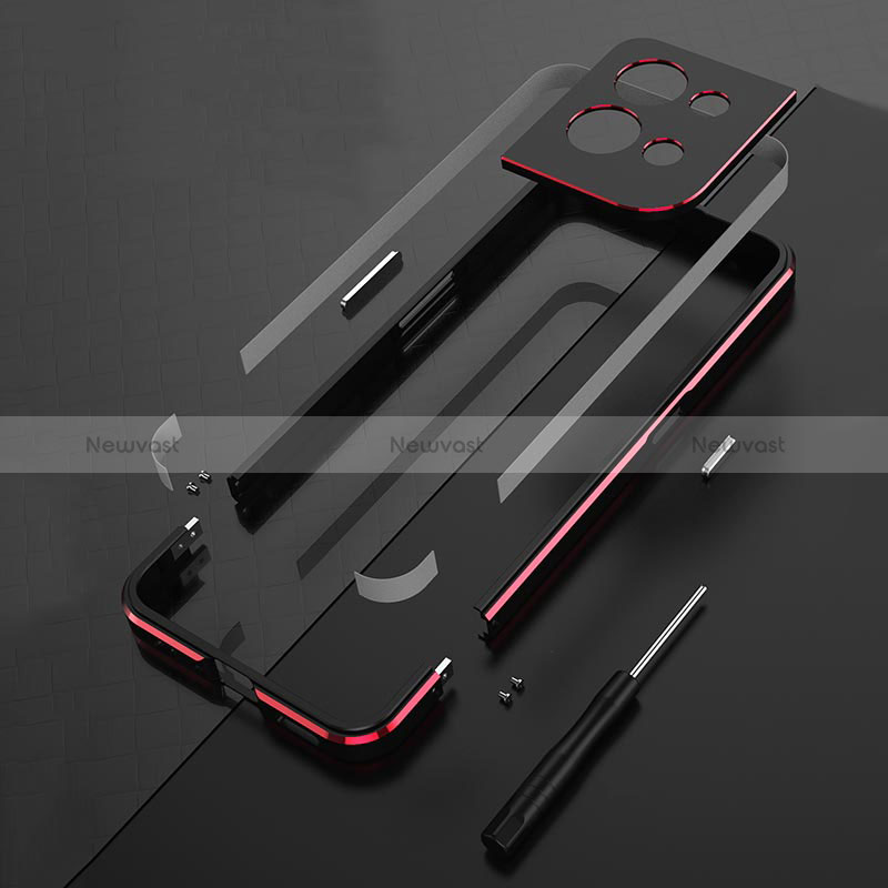 Luxury Aluminum Metal Frame Cover Case for Oppo Reno8 5G