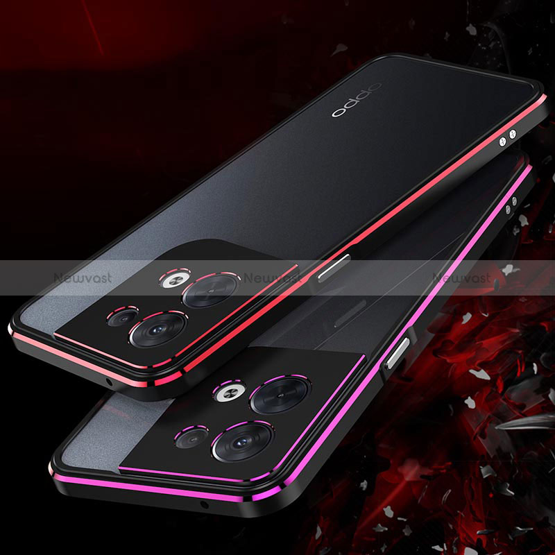 Luxury Aluminum Metal Frame Cover Case for Oppo Reno8 5G