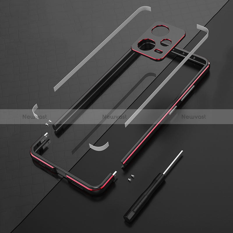 Luxury Aluminum Metal Frame Cover Case for Xiaomi Redmi Note 12 Pro 5G