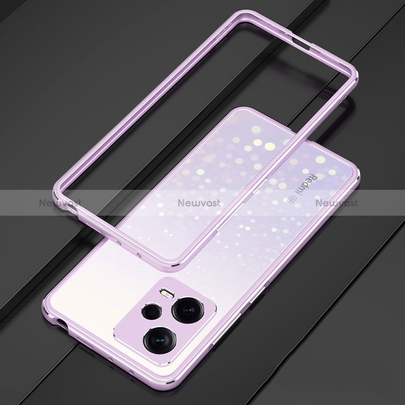 Luxury Aluminum Metal Frame Cover Case for Xiaomi Redmi Note 12 Pro 5G