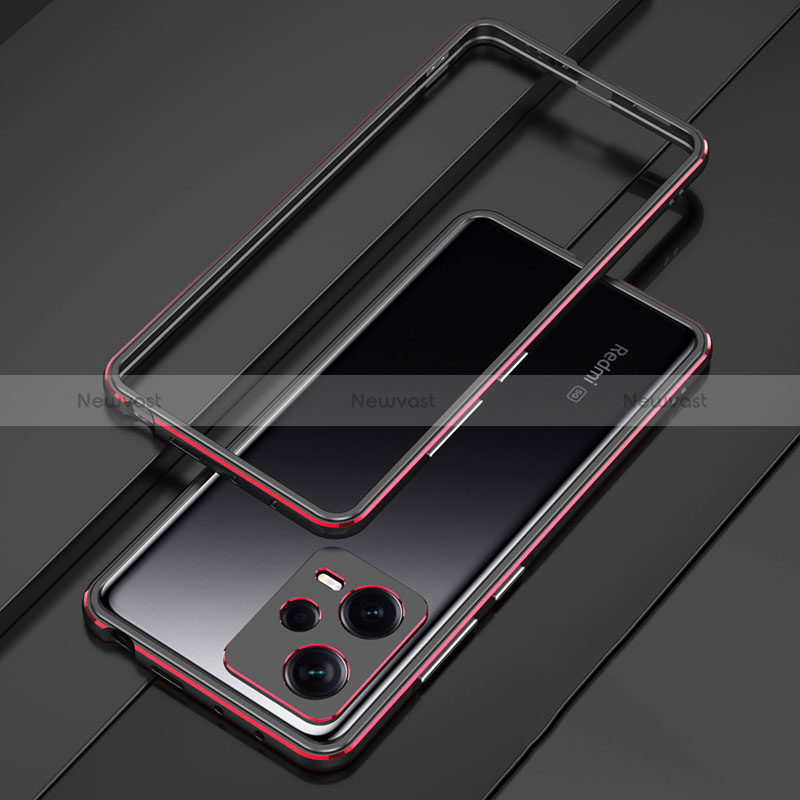 Luxury Aluminum Metal Frame Cover Case for Xiaomi Redmi Note 12 Pro 5G