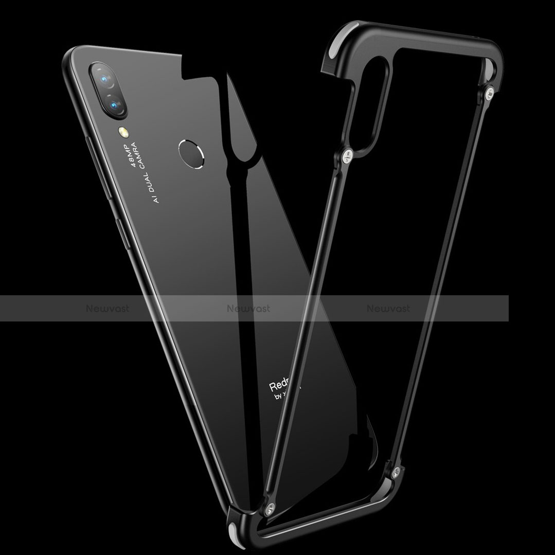 Luxury Aluminum Metal Frame Cover Case for Xiaomi Redmi Note 7 Pro