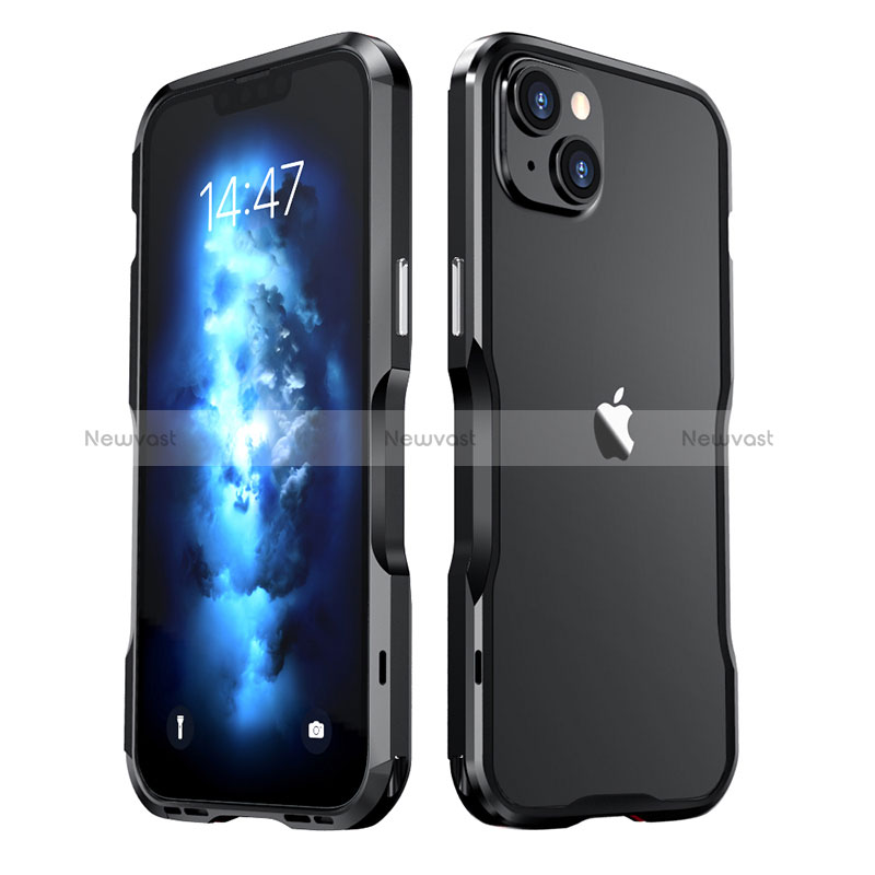 Luxury Aluminum Metal Frame Cover Case LF2 for Apple iPhone 14 Plus