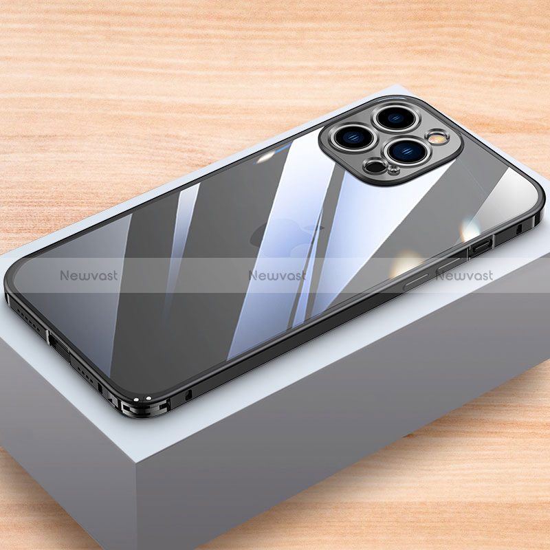 Luxury Aluminum Metal Frame Cover Case LK1 for Apple iPhone 13 Pro