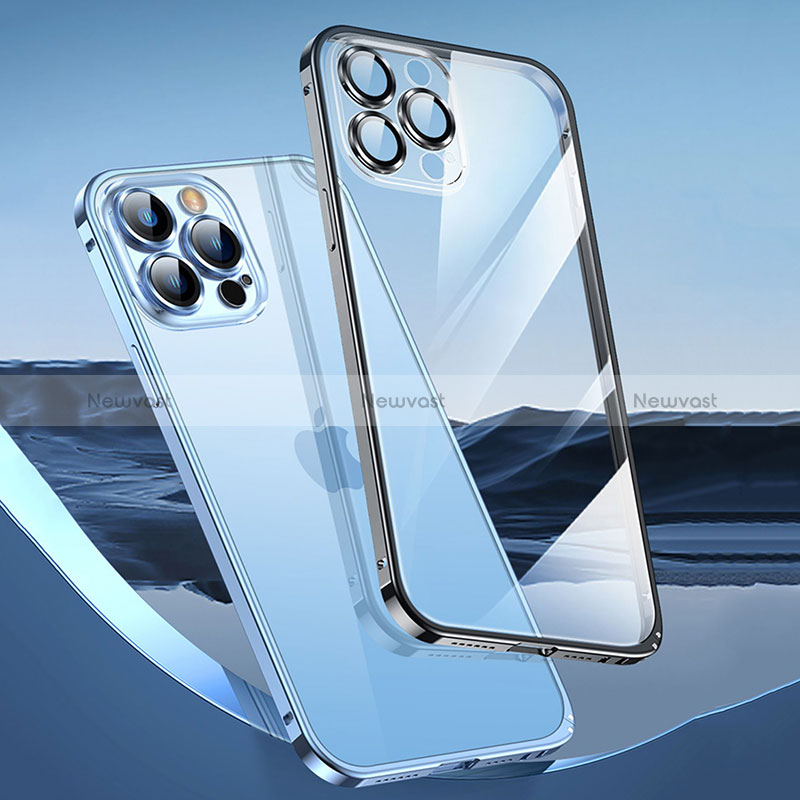 Luxury Aluminum Metal Frame Cover Case LK1 for Apple iPhone 13 Pro Max