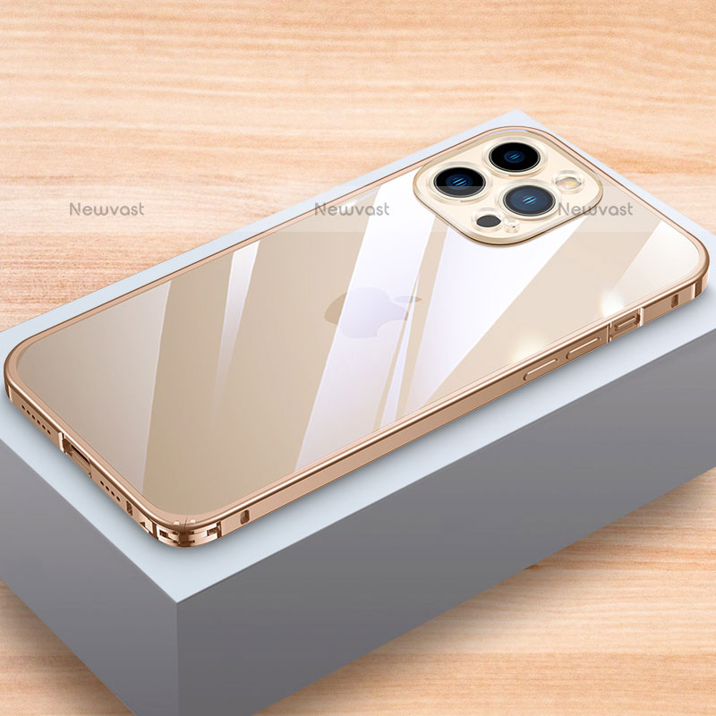 Luxury Aluminum Metal Frame Cover Case LK1 for Apple iPhone 15 Pro Max