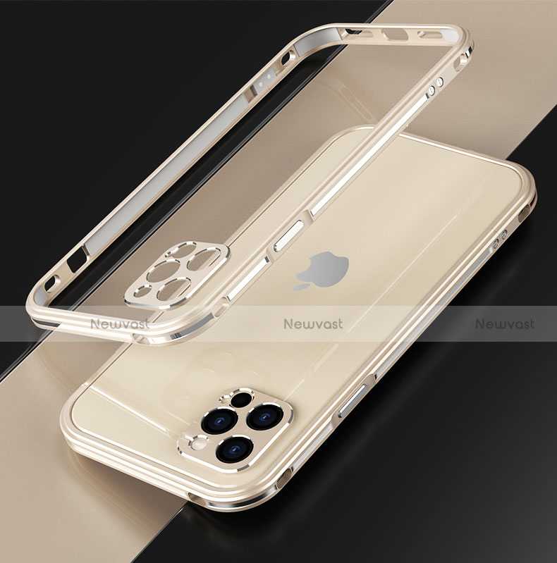 Luxury Aluminum Metal Frame Cover Case N01 for Apple iPhone 12 Pro Max