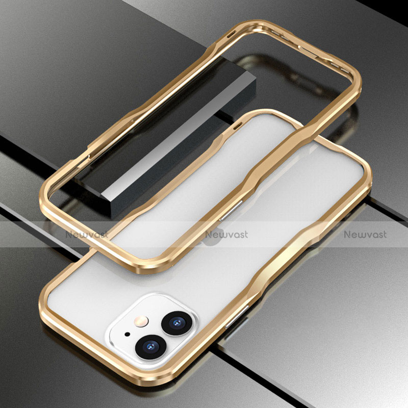 Luxury Aluminum Metal Frame Cover Case N02 for Apple iPhone 12 Mini