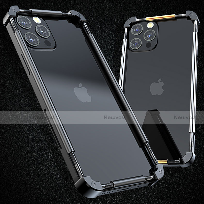 Luxury Aluminum Metal Frame Cover Case N03 for Apple iPhone 12 Pro Max