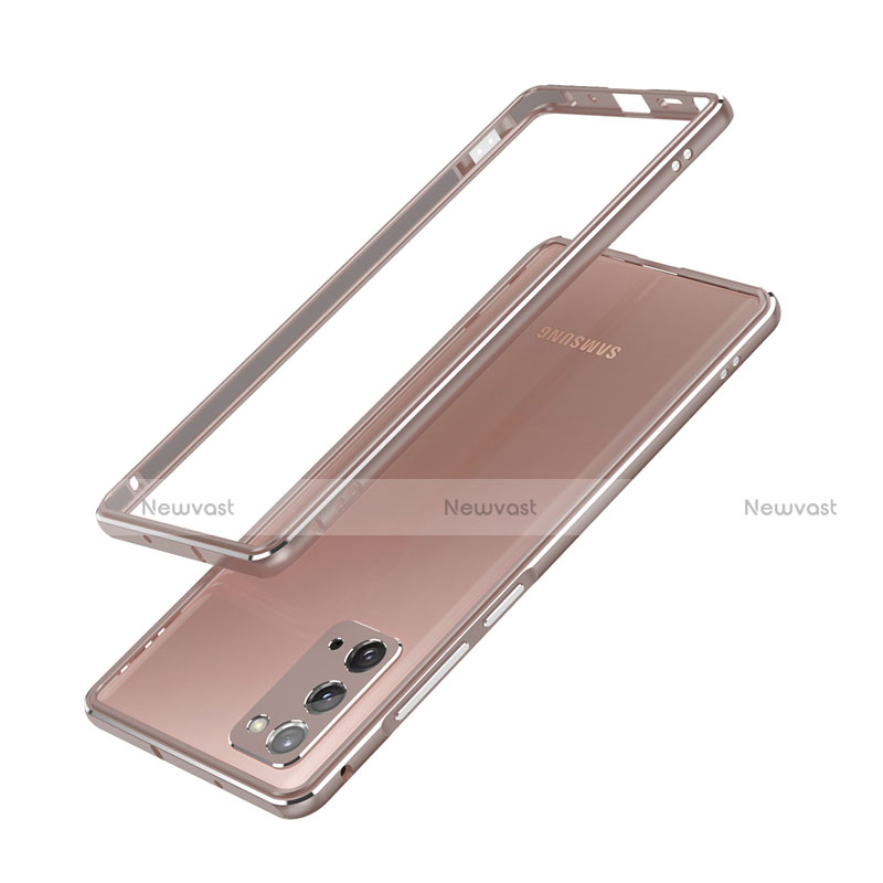Luxury Aluminum Metal Frame Cover Case N03 for Samsung Galaxy Note 20 5G